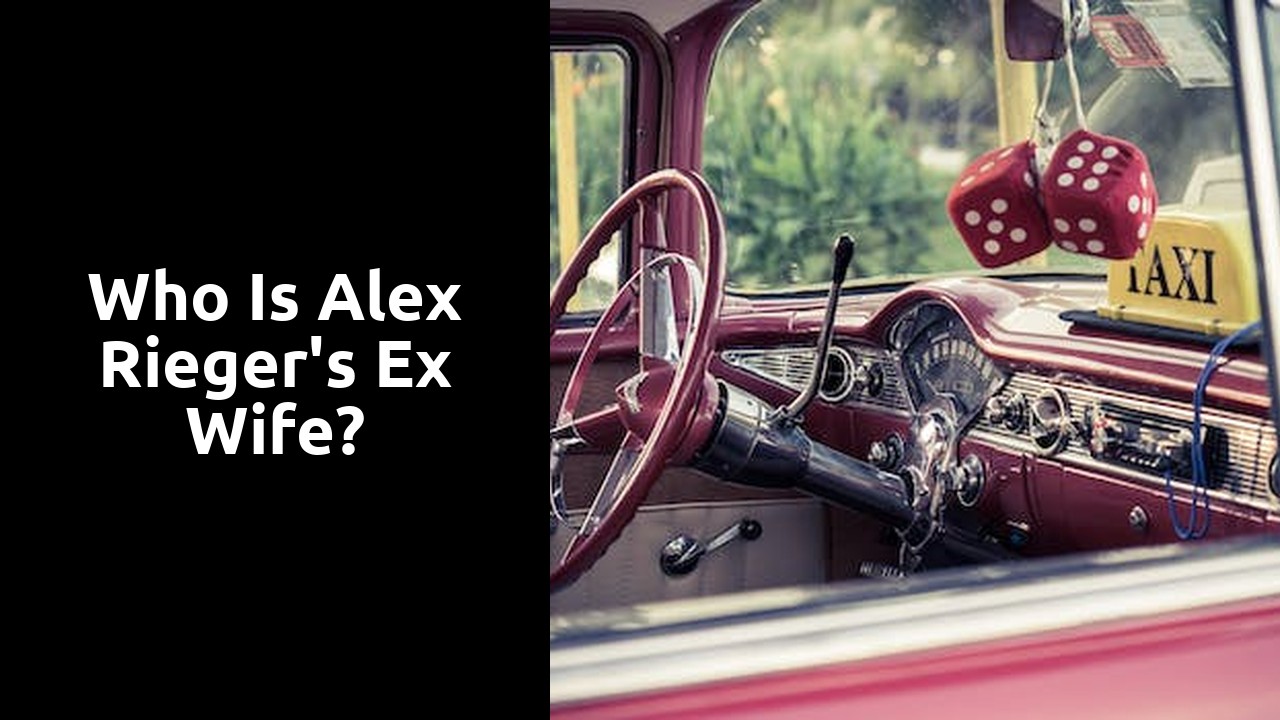 Who is Alex Rieger's ex wife?